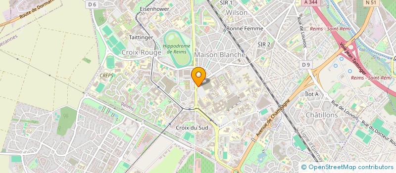 localisation de l'entreprise WEEK END DE L EST  REIMS