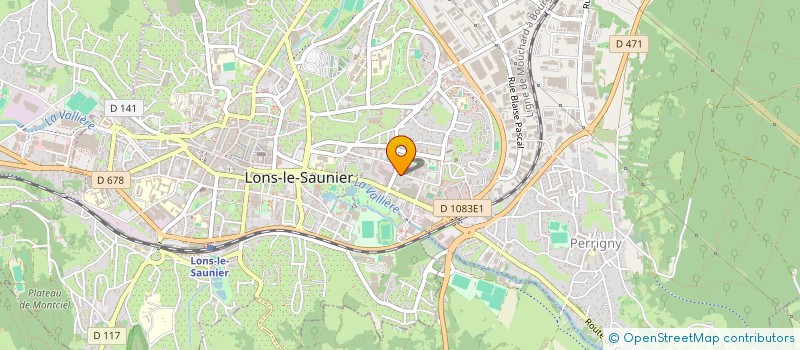 localisation de l'entreprise WEEKEND EN CHANTIER à LONS-LE-SAUNIER