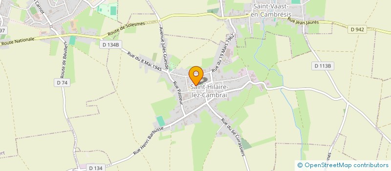 localisation de l'entreprise WEEKEND ON MONDAY RECORDS  SAINT-HILAIRE-LEZ-CAMBRAI