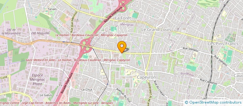 localisation de l'entreprise WEEKULT. MEDIA  MERIGNAC