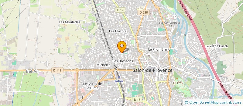 localisation de l'entreprise WEEM à SALON-DE-PROVENCE