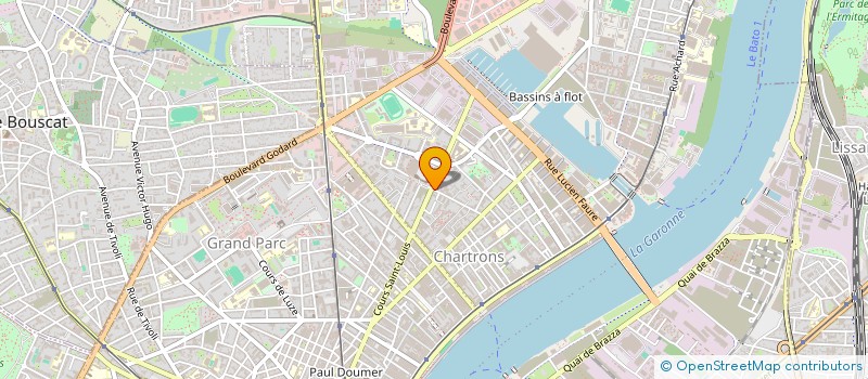 localisation de l'entreprise WEENOVE à BORDEAUX