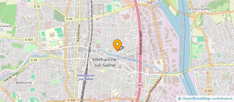 localisation de l'entreprise WEETALENT à VILLEFRANCHE-SUR-SAONE