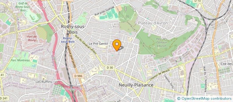 localisation de l'entreprise WEETHICS à ROSNY-SOUS-BOIS