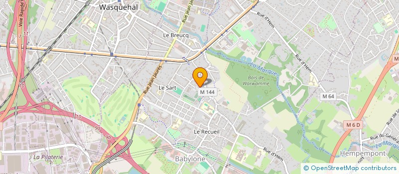 localisation de l'entreprise WEEZEA à VILLENEUVE-D'ASCQ