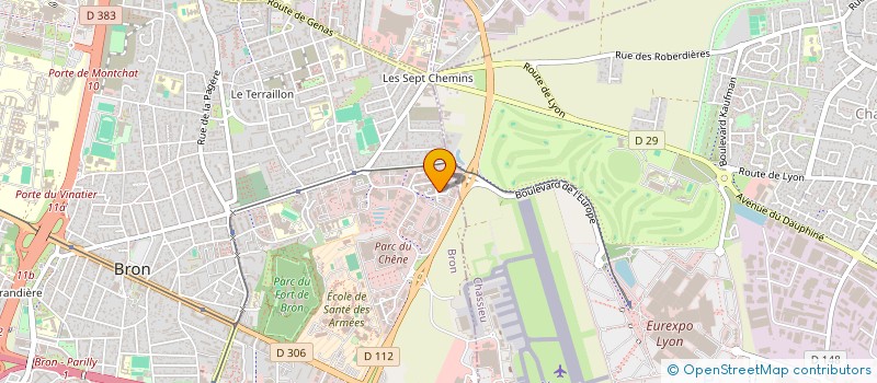 localisation de l'entreprise WEEZIOO  BRON