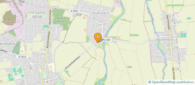 localisation de l'entreprise WEEZY  RUELISHEIM