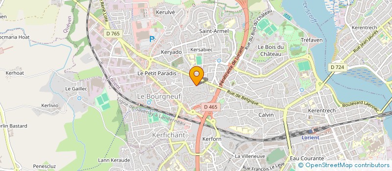 localisation de l'entreprise WEFFICIENT  LORIENT