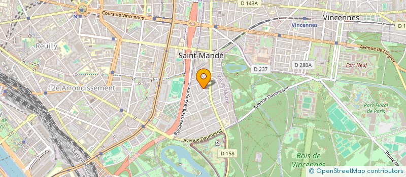 localisation de l'entreprise WEFIND à SAINT-MANDE