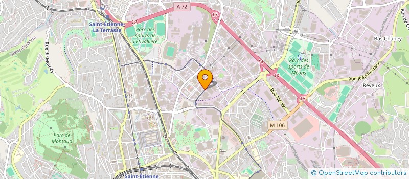 localisation de l'entreprise WEFIT à SAINT-ETIENNE