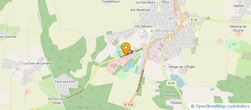 localisation de l'entreprise WEFIT HERBIGNAC à HERBIGNAC