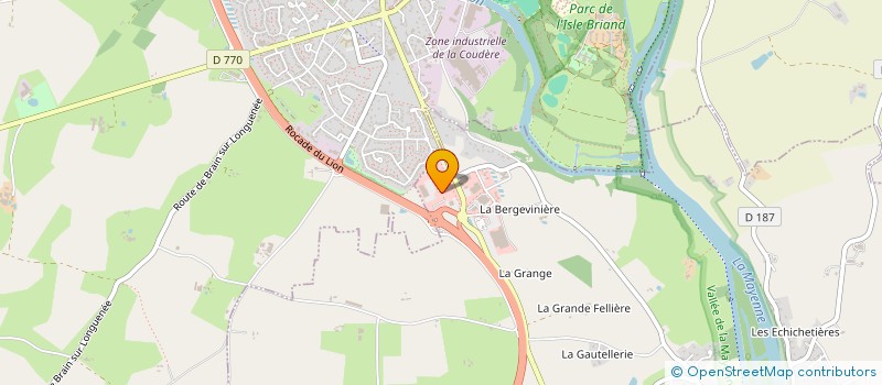 localisation de l'entreprise WEFIT LE LION D'ANGERS  GREZ-NEUVILLE