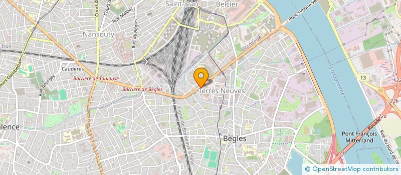 localisation de l'entreprise WEFLEX à BEGLES