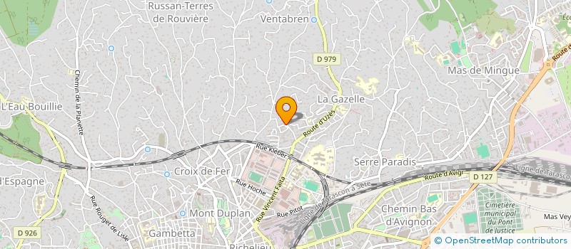 localisation de l'entreprise WEFORM  NIMES