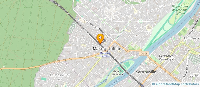 localisation de l'entreprise WEFRET  MAISONS-LAFFITTE