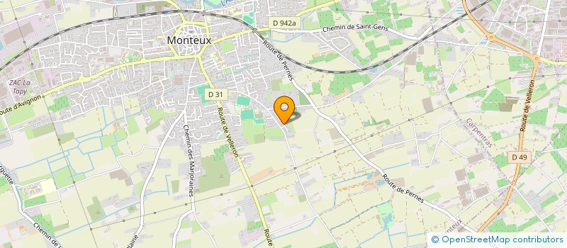 localisation de l'entreprise WEFRITE  MONTEUX