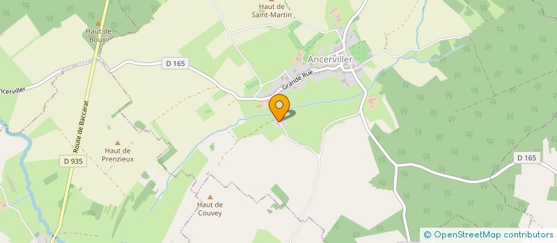 localisation de l'entreprise WEGAPIE  ANCERVILLER