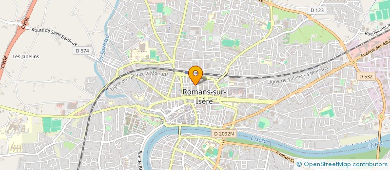 localisation de l'entreprise WEGGO  ROMANS-SUR-ISERE