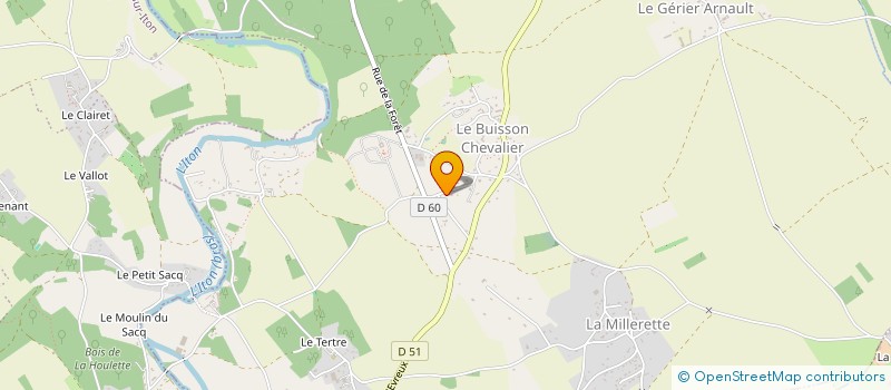 localisation de l'entreprise WEGODRIVE 28 à VERNOUILLET