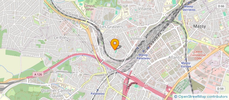 localisation de l'entreprise WEHGHAS à PALAISEAU