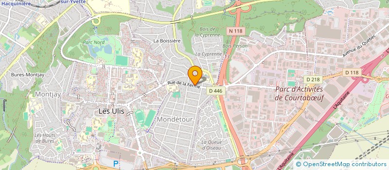 localisation de l'entreprise WEI  ORSAY