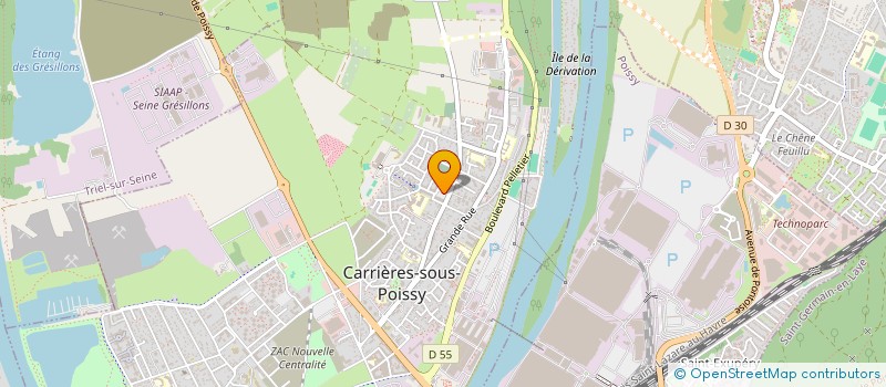 localisation de l'entreprise WEI WANG  CARRIERES-SOUS-POISSY