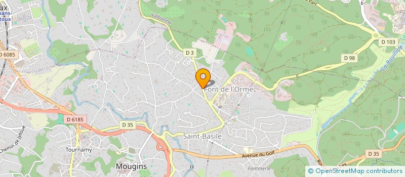 localisation de l'entreprise WEIBEL VERENA ET FABRE JACQUELINE à MOUGINS