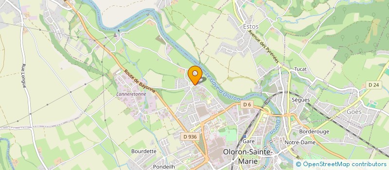 localisation de l'entreprise WEIDEM  OLORON-SAINTE-MARIE