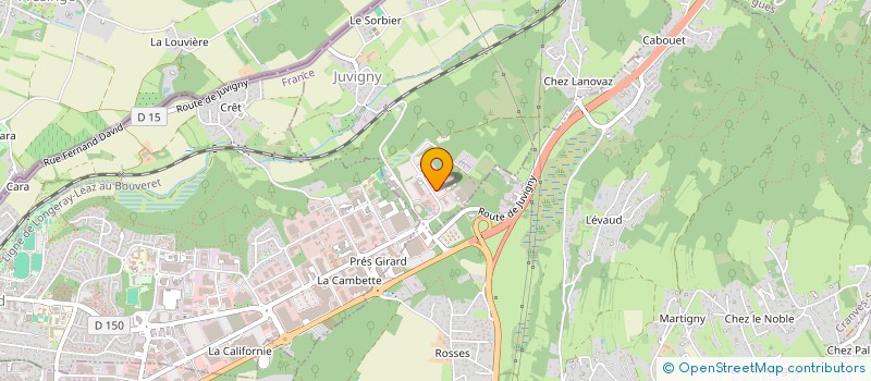 localisation de l'entreprise WEIGHING TECHNOLOGY  JUVIGNY