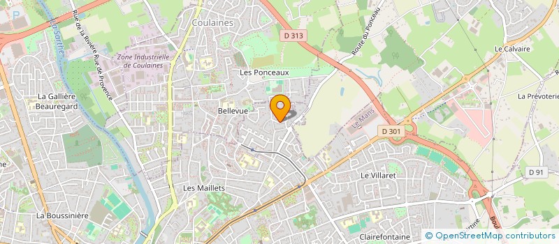 localisation de l'entreprise WEIJI  LE MANS