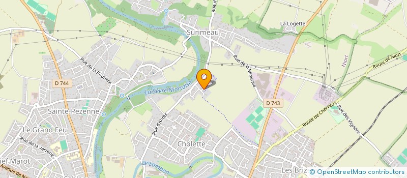 localisation de l'entreprise WEIJI COACHING à NIORT