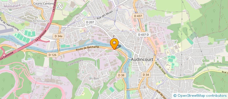 localisation de l'entreprise WEIL FERNAND ET SES ENFANTS à VALENTIGNEY