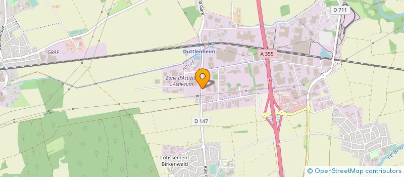 localisation de l'entreprise WEIL INDUSTRIES à DUTTLENHEIM