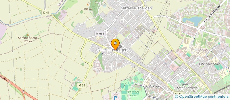 localisation de l'entreprise WEILL-ALMOUZNI  OBERHAUSBERGEN