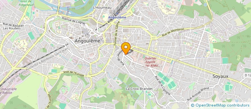 localisation de l'entreprise WEILLER à ANGOULEME