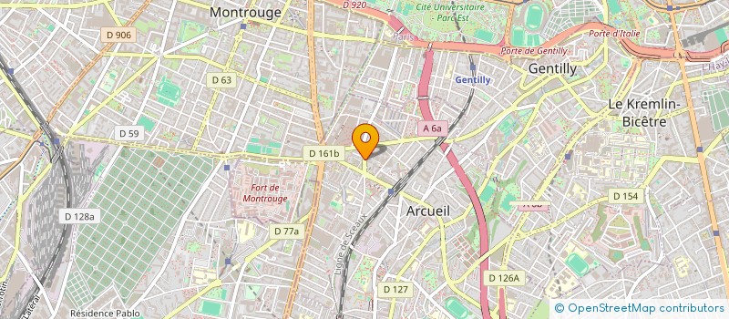 localisation de l'entreprise WEIMI SAS à ARCUEIL