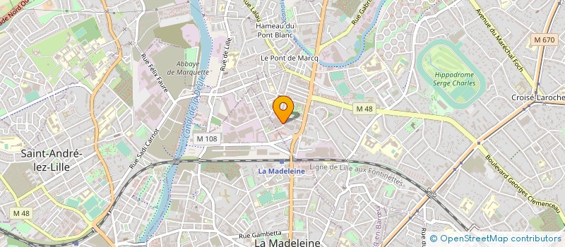 localisation de l'entreprise WEIMPRIME à MARCQ-EN-BARŒUL