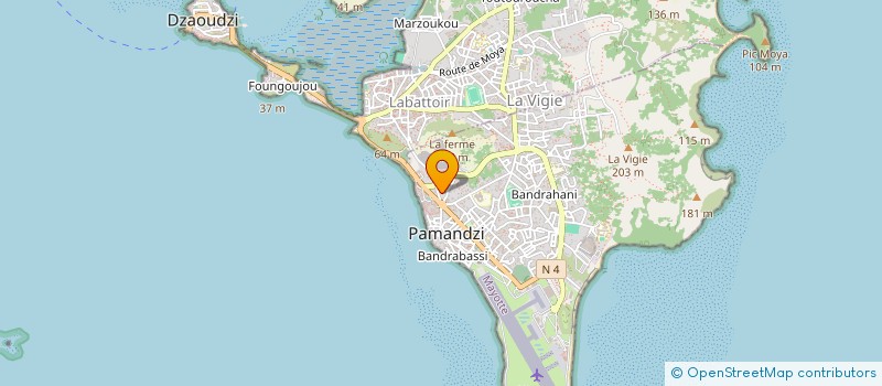 localisation de l'entreprise WEIN EXPERTISE à PAMANDZI