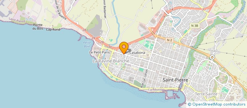 localisation de l'entreprise WEIN PRO à SAINT-PIERRE