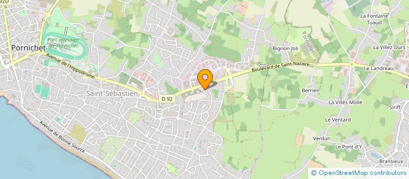 localisation de l'entreprise WEINVEST à PORNICHET