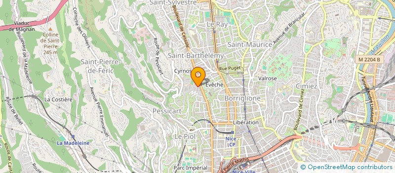 localisation de l'entreprise WEIRDBROWSER  NICE