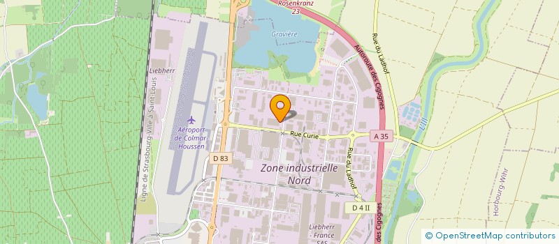 localisation de l'entreprise WEISHAUPT  COLMAR