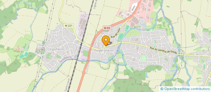 localisation de l'entreprise WEISS AUTOMOBILE  FEGERSHEIM