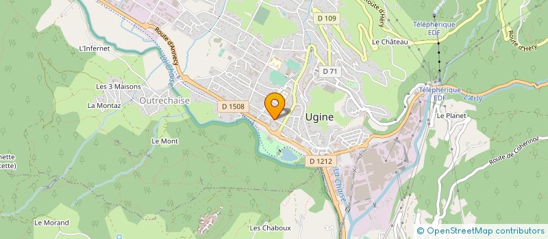 localisation de l'entreprise WEISS FRANCE ENERGIE à UGINE