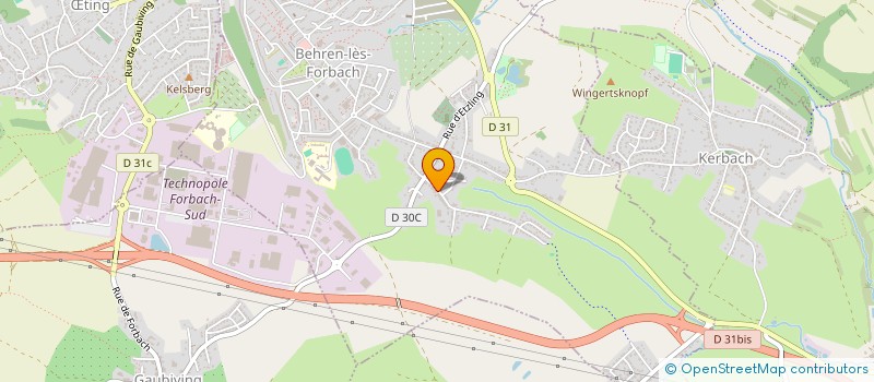 localisation de l'entreprise WEISSE ET FILS  BEHREN-LES-FORBACH