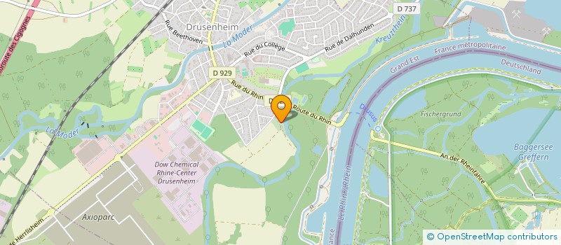 localisation de l'entreprise WEISSENBURGER ET FILS à DRUSENHEIM