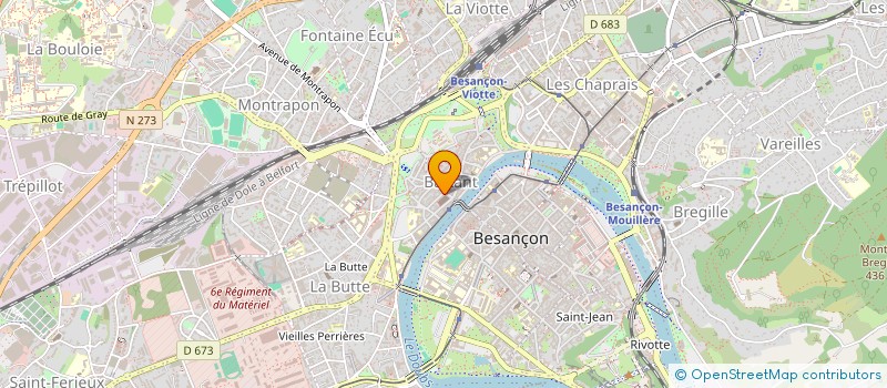 localisation de l'entreprise WEITER à BESANCON