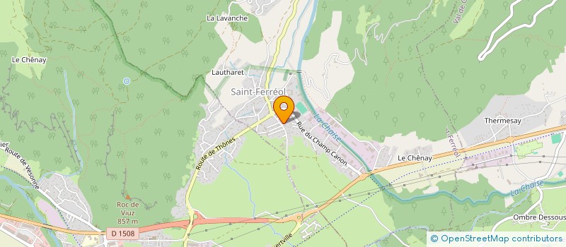 localisation de l'entreprise WEITIS  SAINT-FERREOL