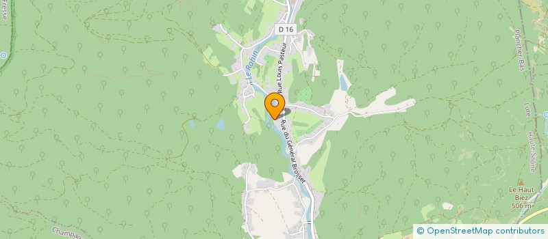 localisation de l'entreprise WEJA  PLANCHER-BAS