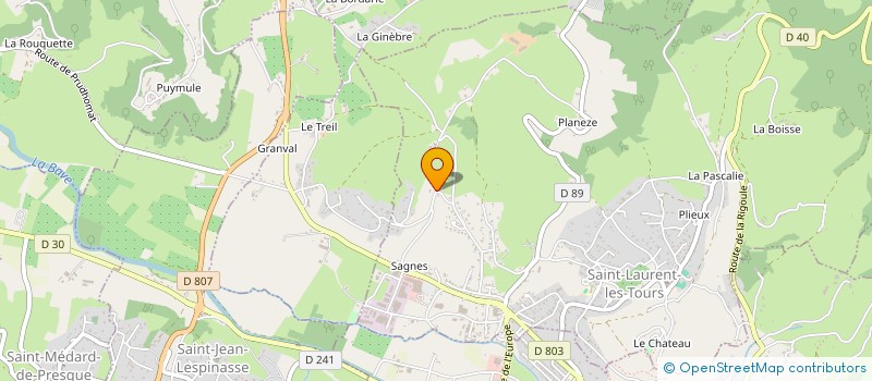localisation de l'entreprise WEKADOC à SAINT-LAURENT-LES-TOURS